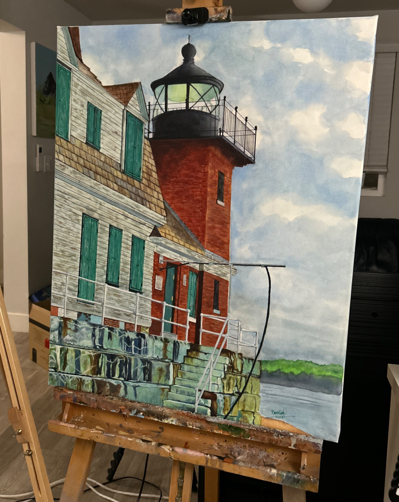 Rustic Lighthouse by Brad Jones